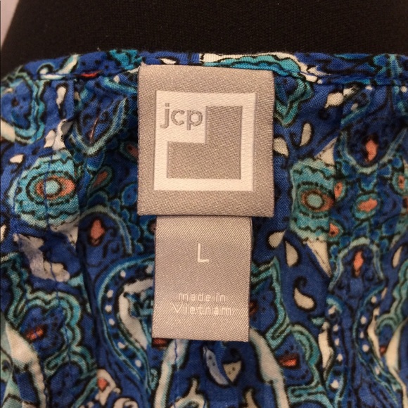 Dark Blue Sleeveless Business Blouse - Picture 5 of 6